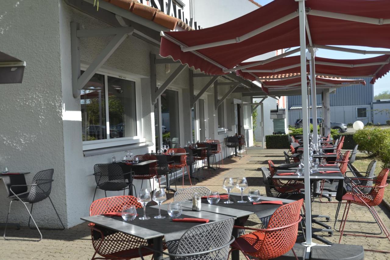 Logis Cris Hotel Et Restaurant, Lyon Sud-Est Corbas Экстерьер фото